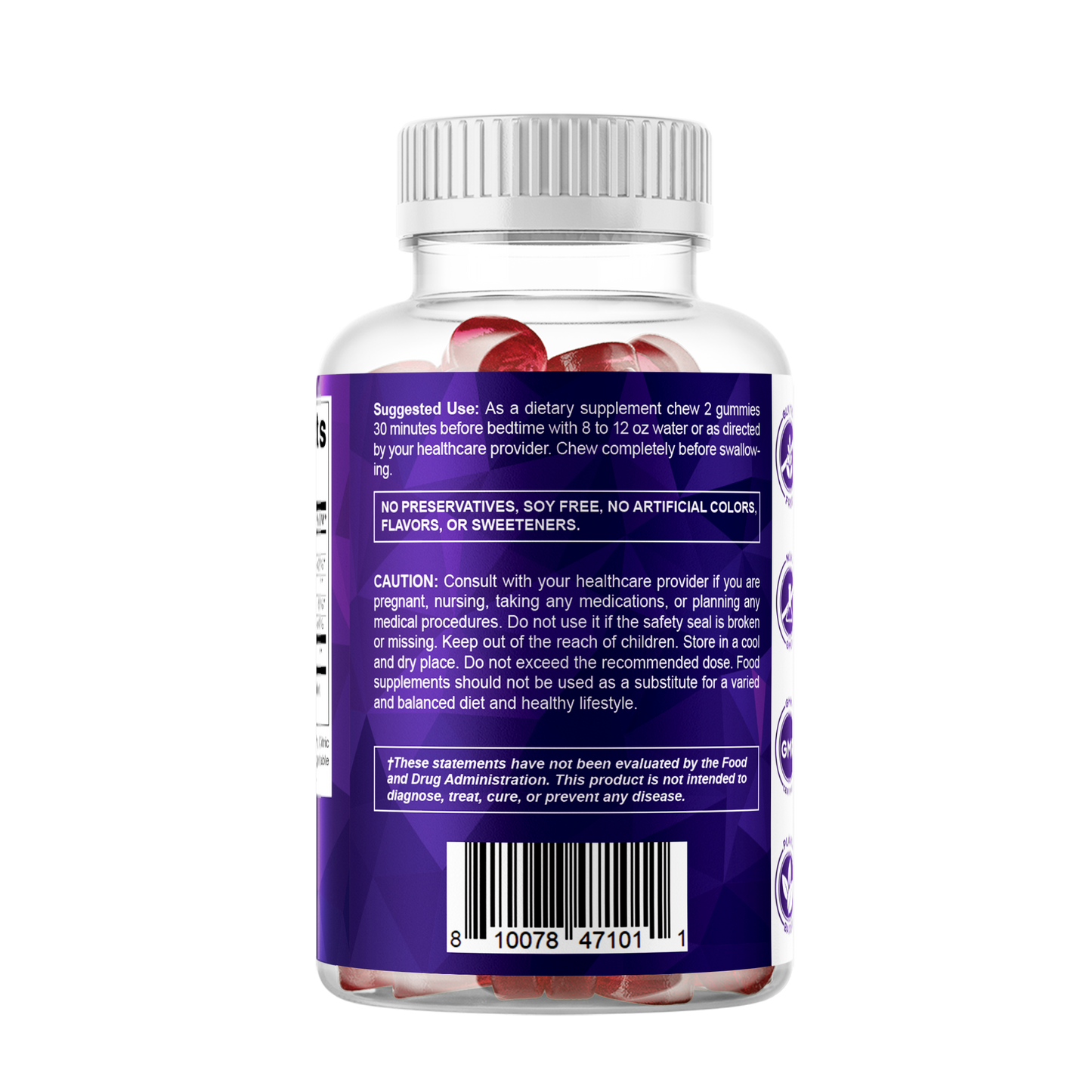 Melatonin 20mg - 60 Vegan Gummies