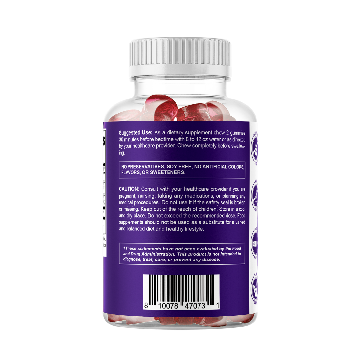 Melatonin 5 mg 60 Vegan Gummies