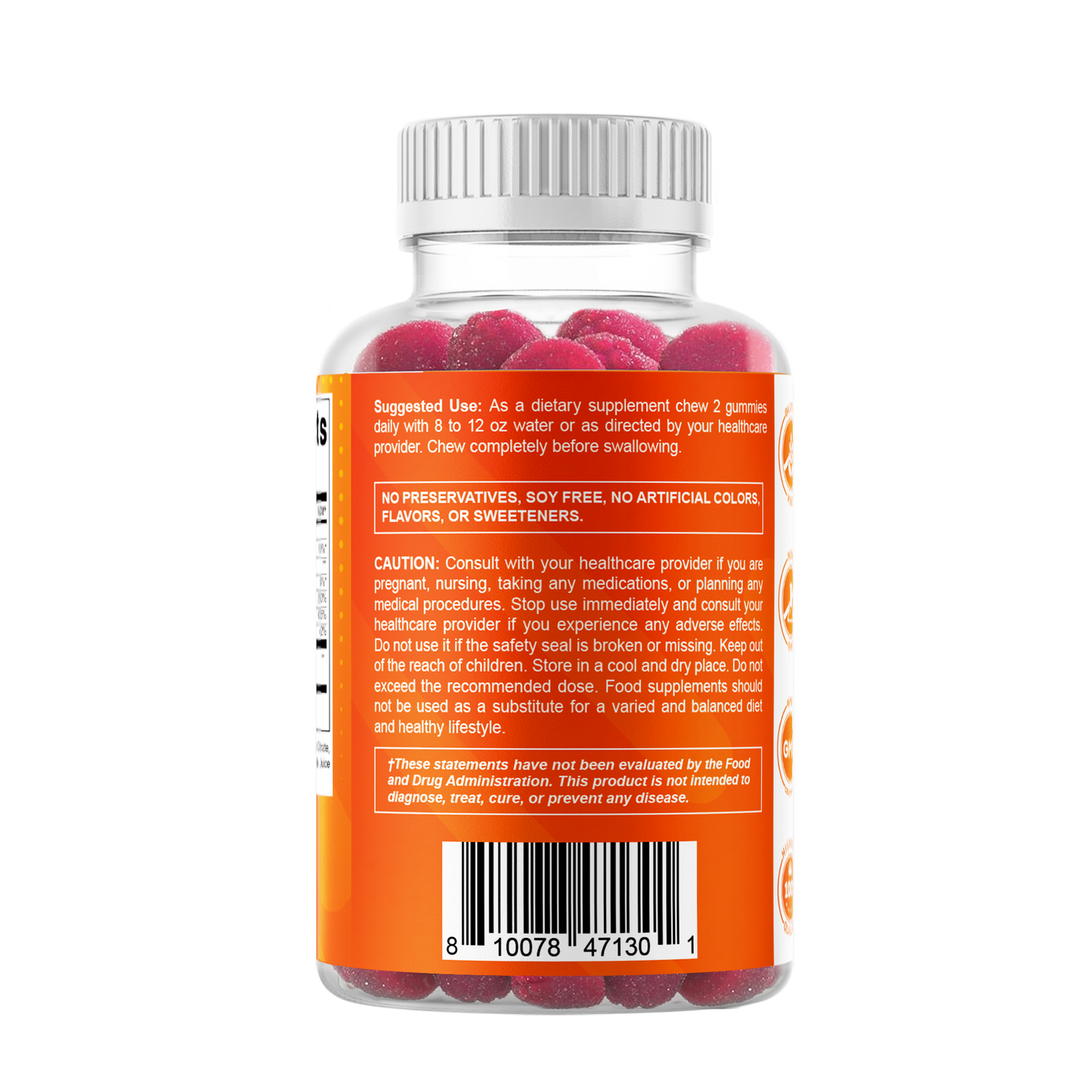 Zinc 50 mg - 60 Vegan Gummies