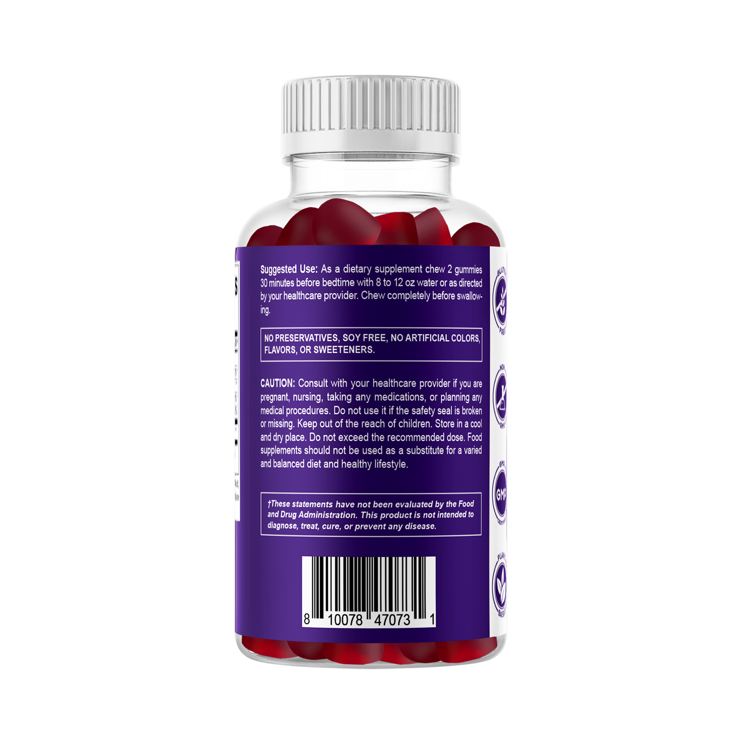 Melatonin 5 mg 60 Vegan Gummies