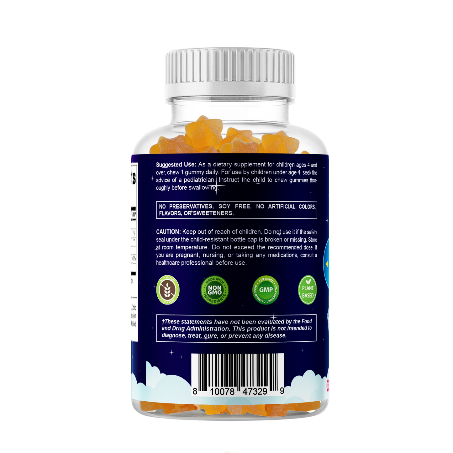 Sugar Free Kids Melatonin 1mg - 90 Gummies