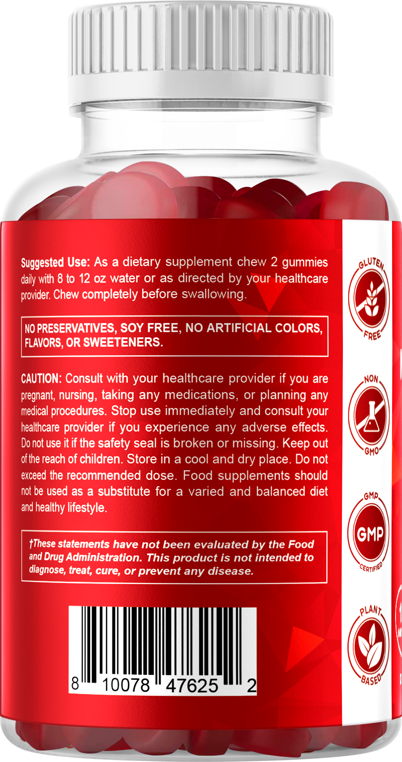 Extra Strength Vitamin B12 5000 mcg (Methyl B12) Gummies - 240 Count
