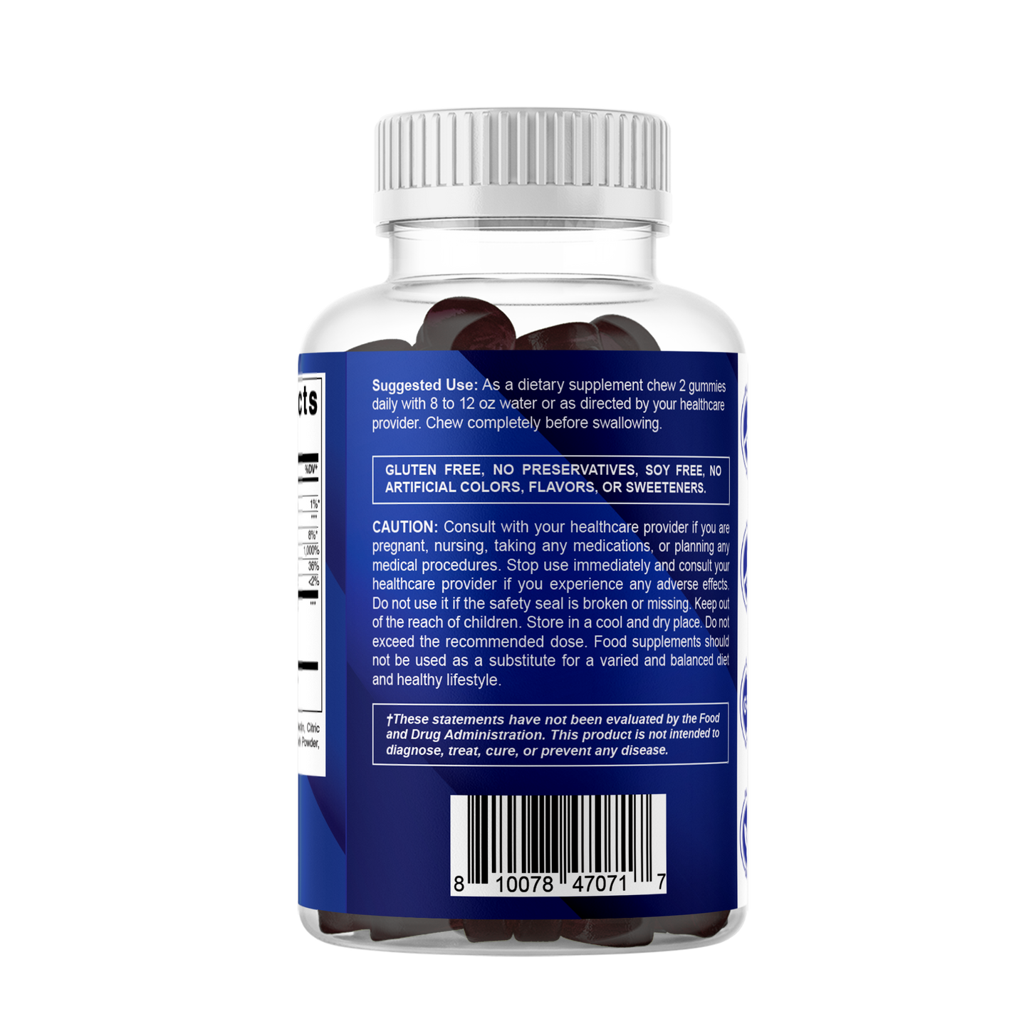 Ashwagandha 1500mg 60 Vegan Gummies