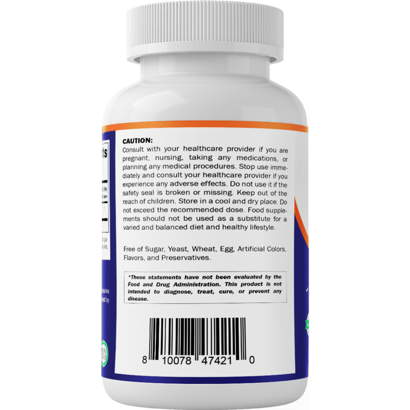 Tribulus Terrestris for Men - 2000 mg - 180 Vegetable Capsules