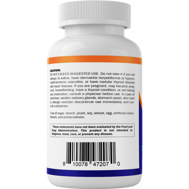 Potassium Iodide 65 mg per Serving - 60 Tablets