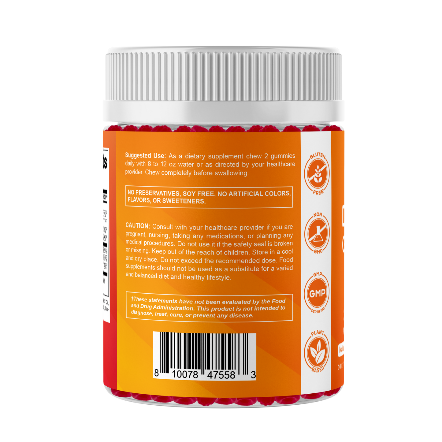 Vitamin D3 K2 with Calcium Gummies - 240 Count