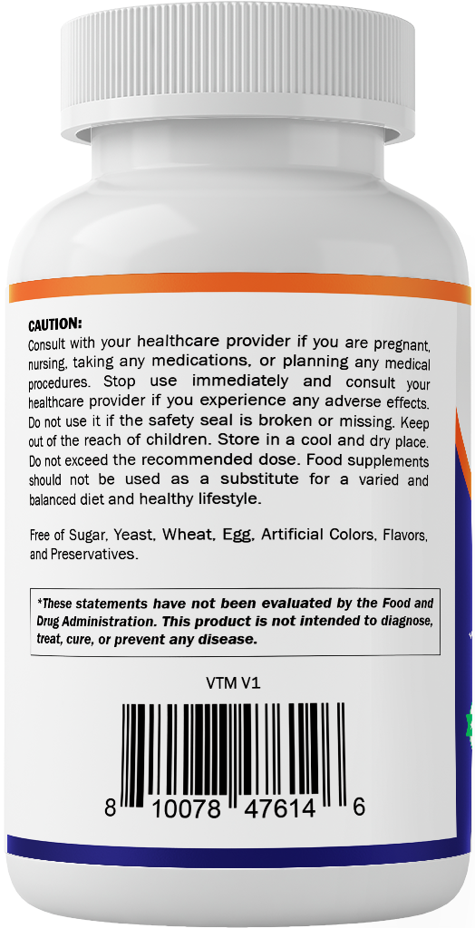 Vitamatic Bovine Colostrum 30% IgG Supplement 1500 mg per Serving-180 Veg Capsules