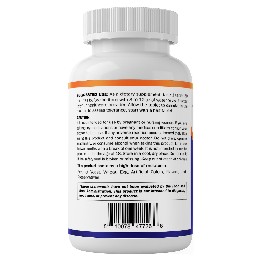 Vitamatic Fast Dissolve Melatonin Complex 40 mg – Natural Berry Flavor – 180 Tablets