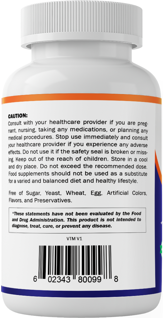 Vitamin B1 (Thiamine) 500mg - 120 Capsule