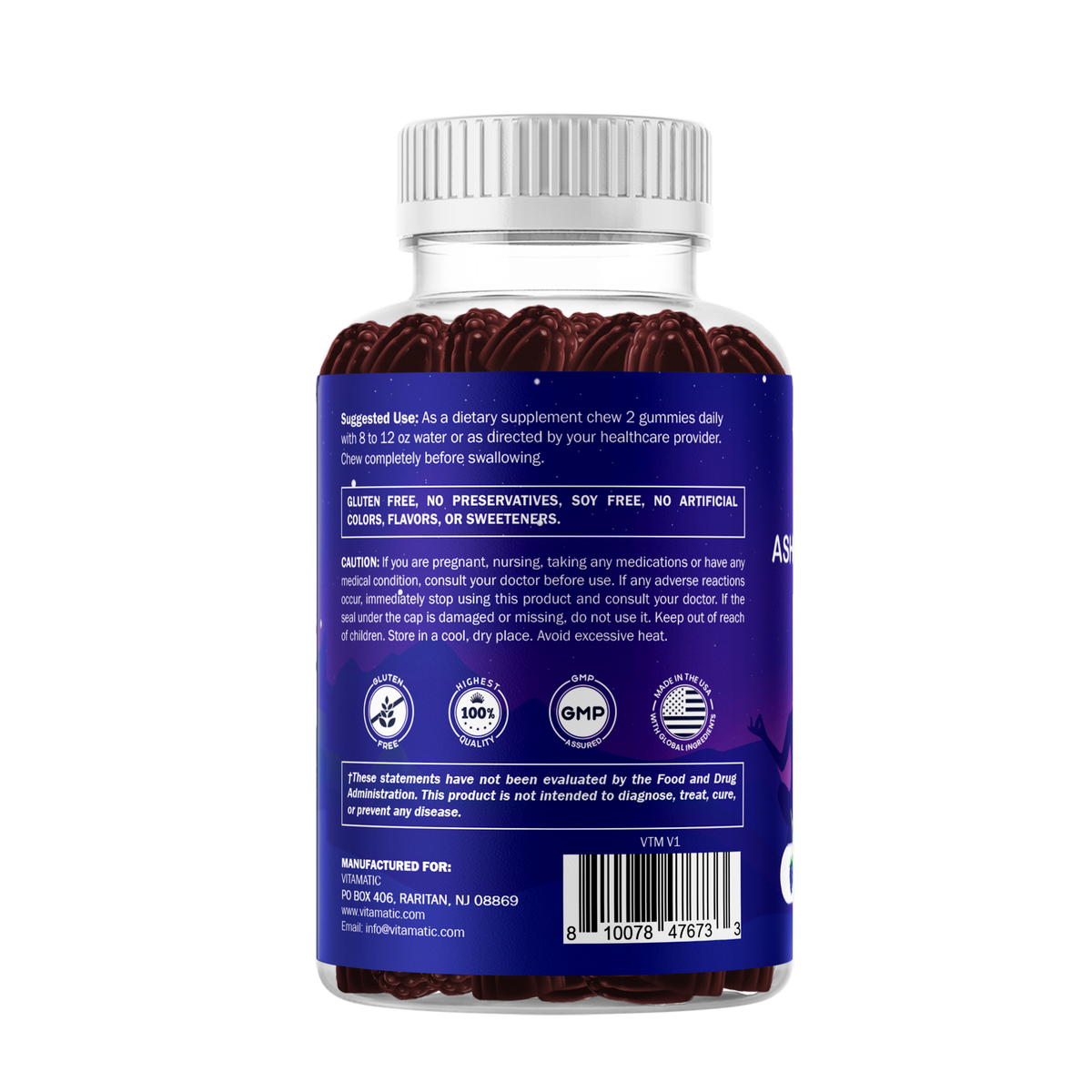 KSM-66® Ashwagandha + D3 Gummies