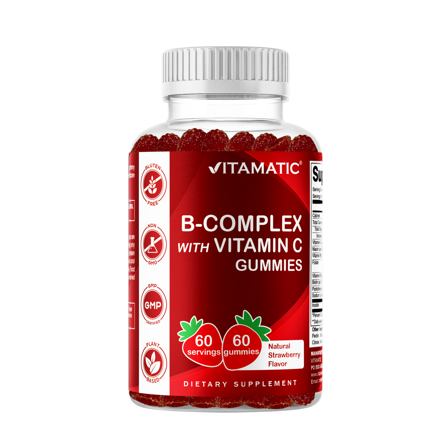 B-Complex with Vitamin C | 60 Gummies