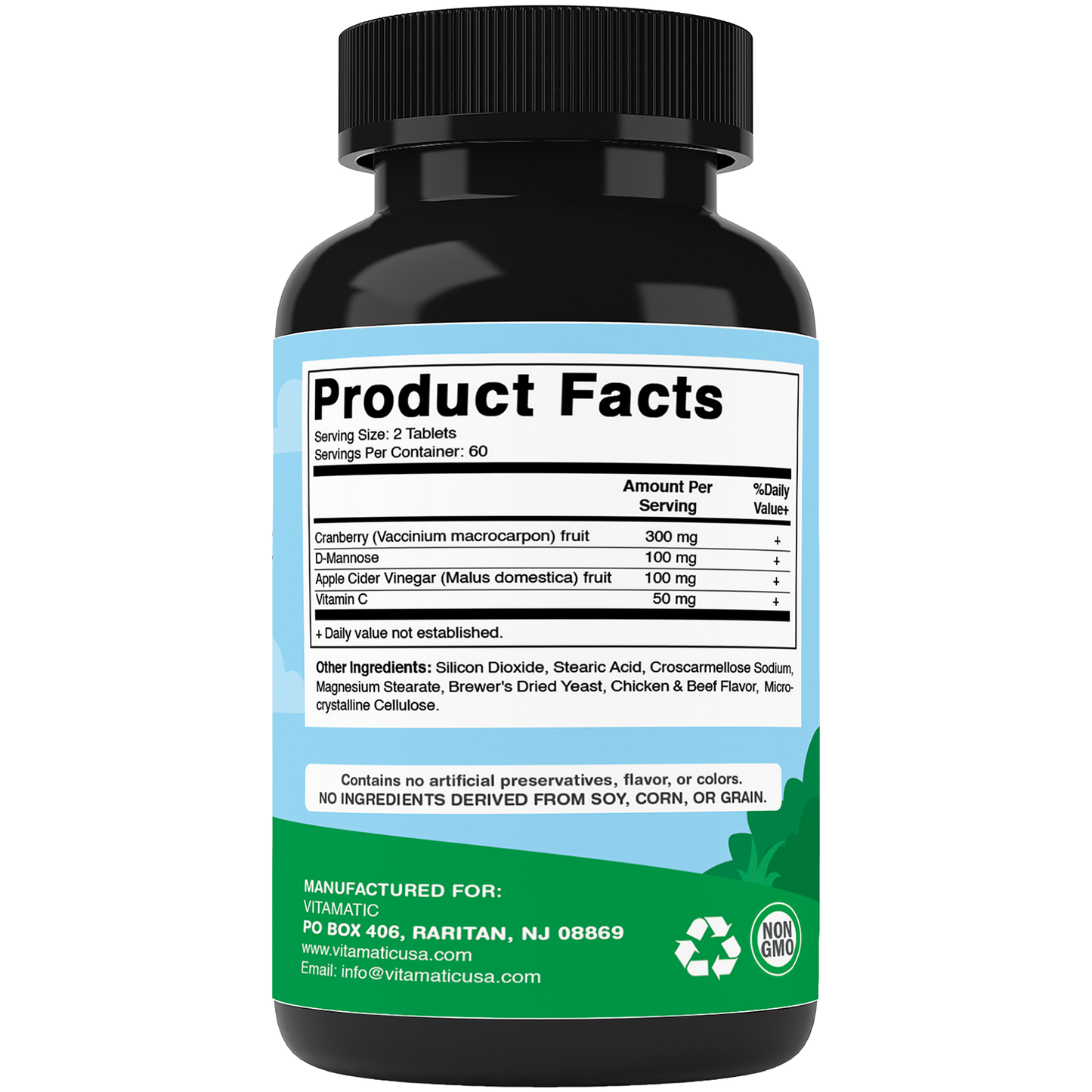 Cranberry for Dogs - 120 Chewable Tablets