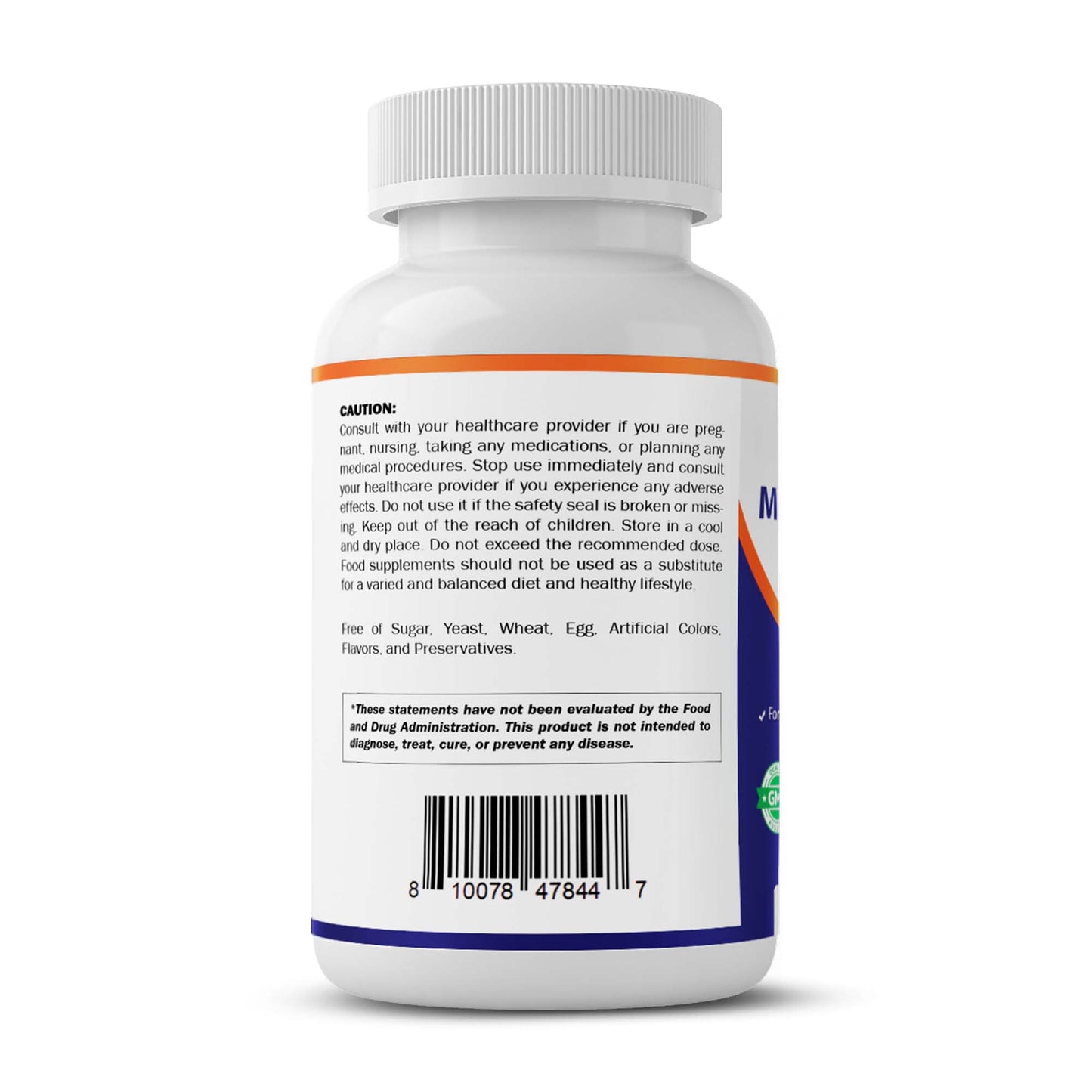 Myo-Inositol 2000 mg Per Serving – 240 Vegetable Capsules
