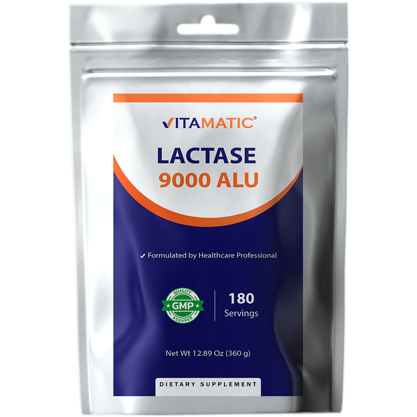 Lactase Enzyme Powder – 9000 ALU Per Serving – 180 Servings