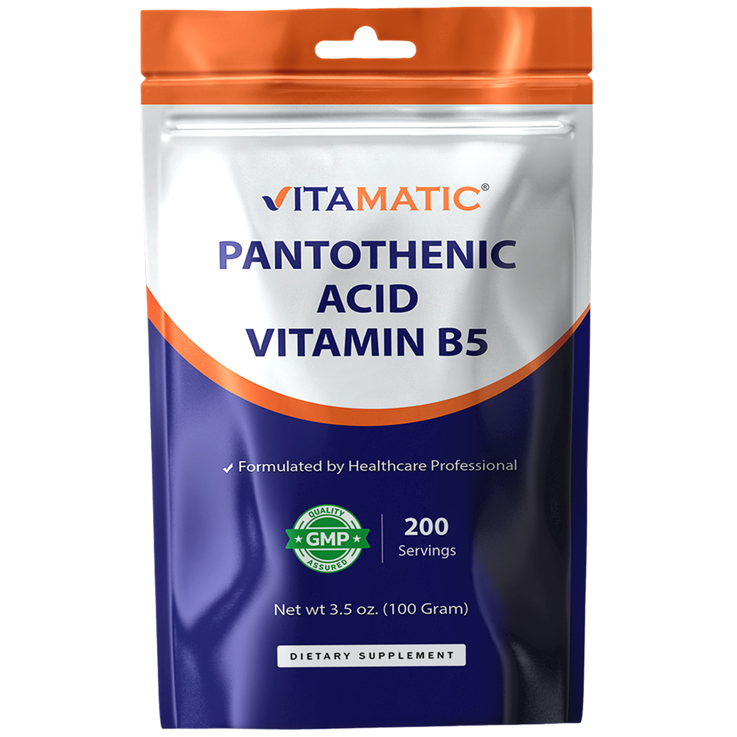 Pantothenic Acid Pure Powder 500 mg per Serving, 100 Grams -Also Calle Vitamatic Pantothenic Acid Pure Powder 500 mg per Serving, 100 Grams -Also Calle Vitamatic