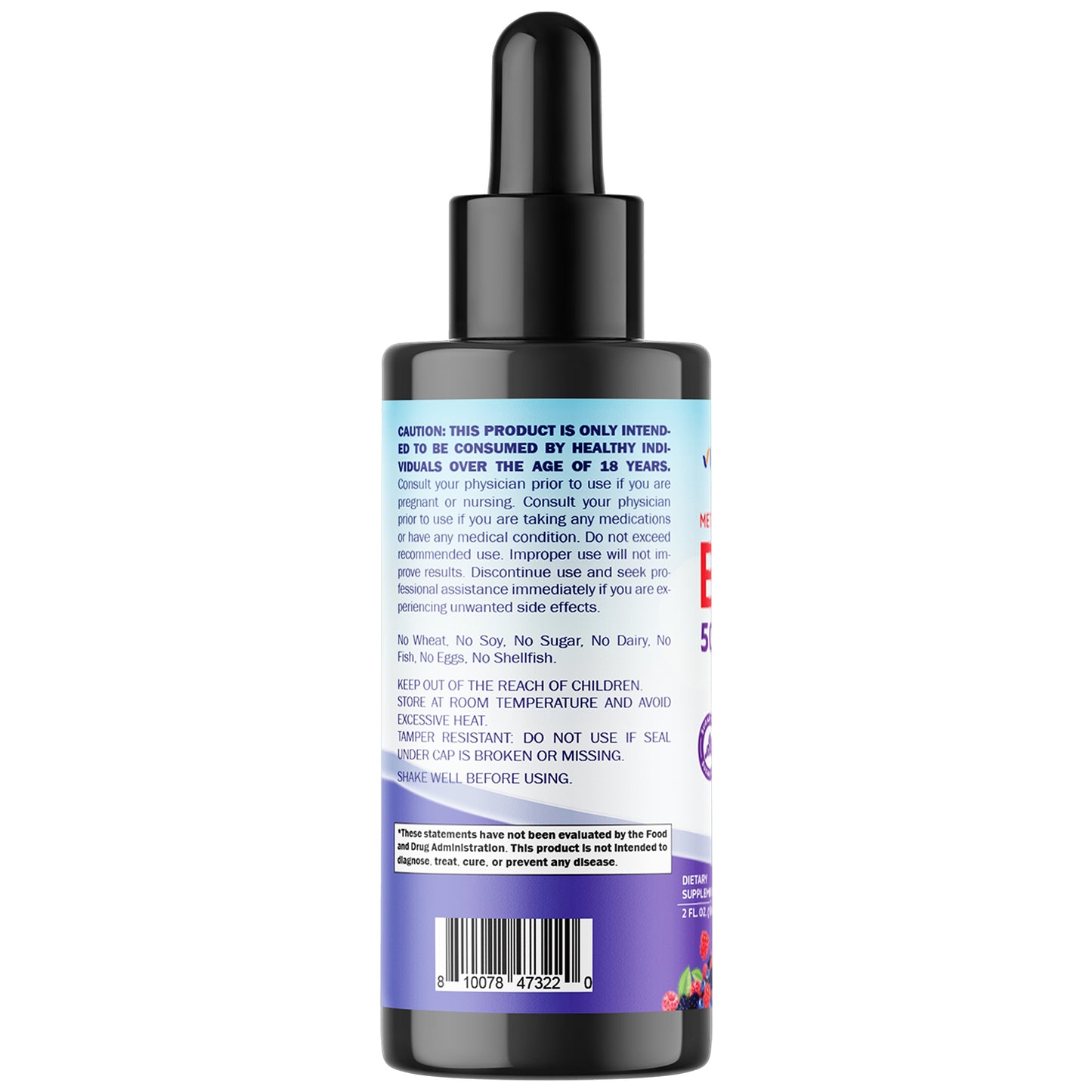 Liquid B12 Methyl B12 5000 mcg 2 OZ
