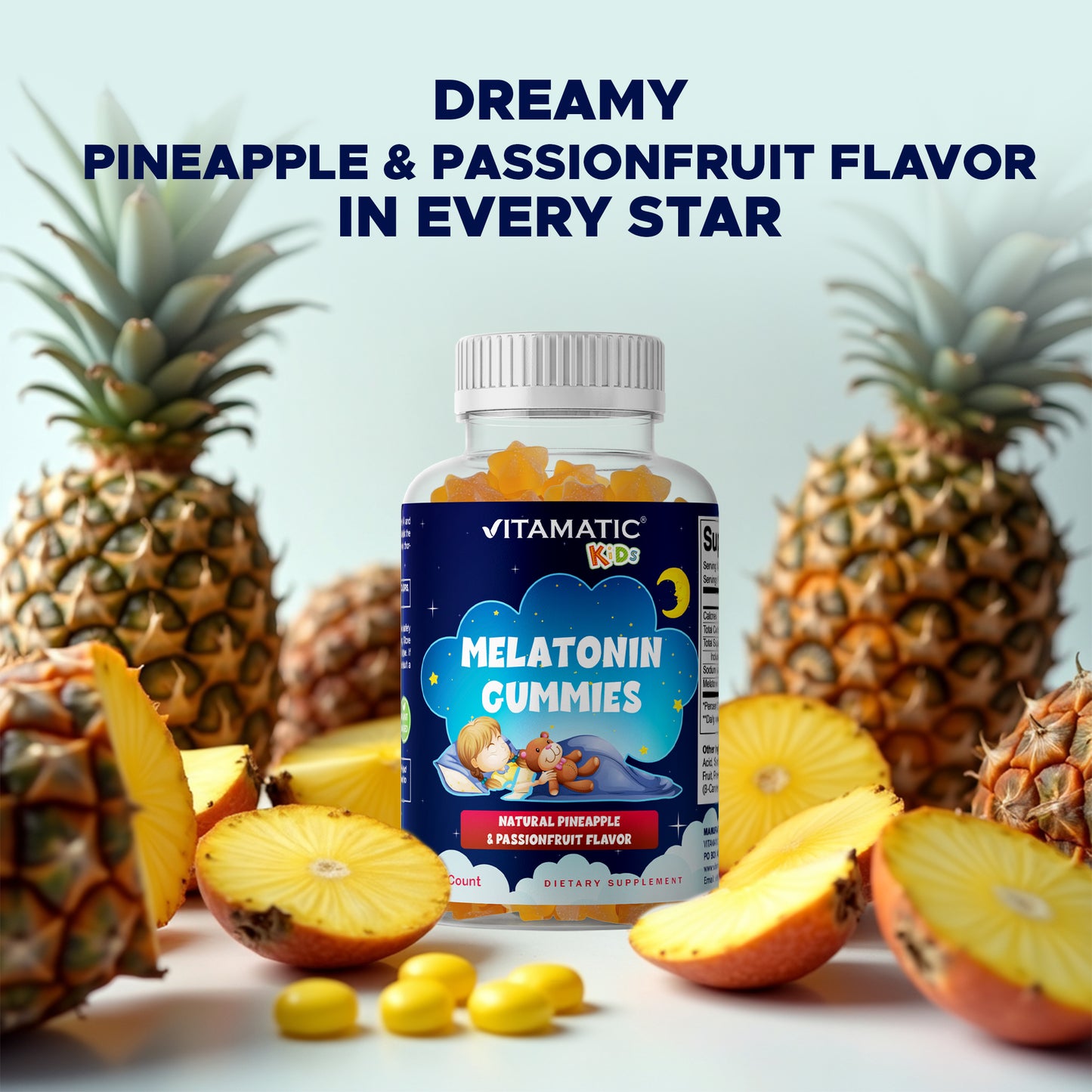 Sugar Free Kids Melatonin 1mg - 90 Gummies