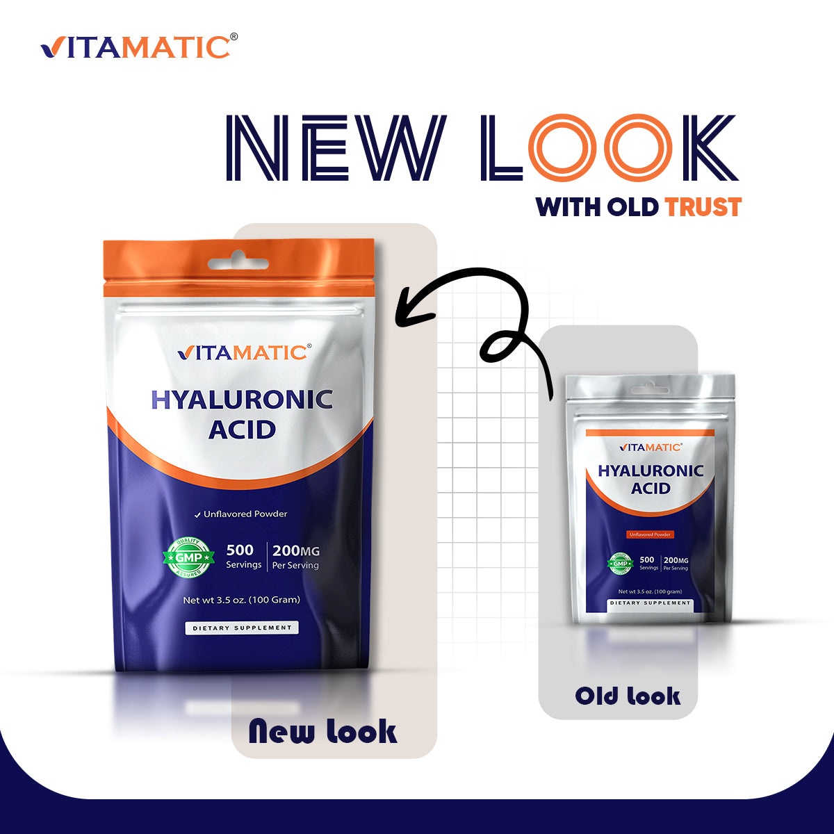 Hyaluronic Acid 100 Gram Powder