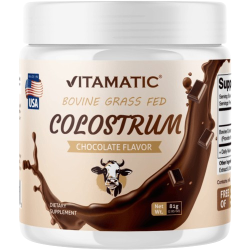 Bovine Colostrum 30% IgG Powder 30 Servings - Chocolate Flavor - 81 Gram