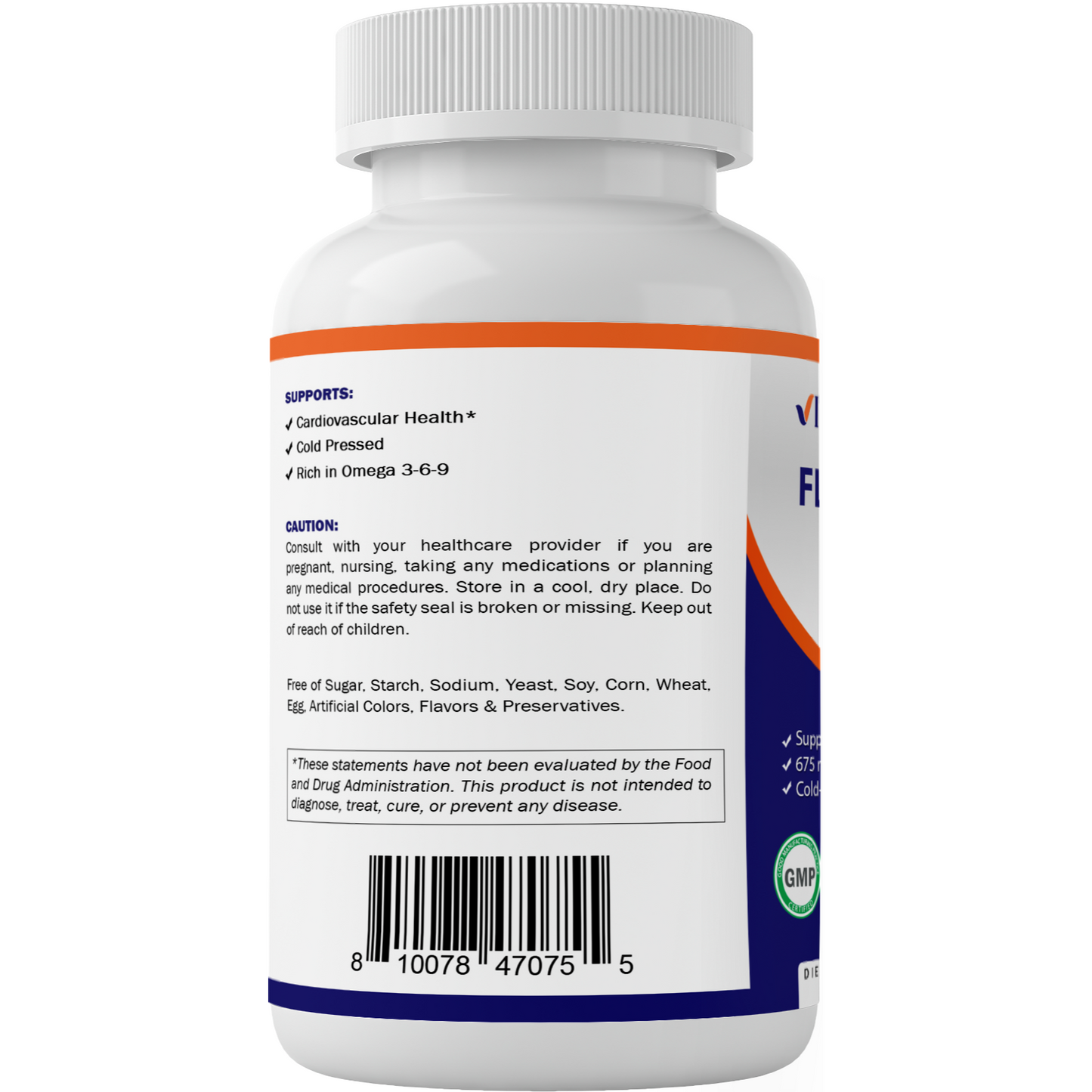 Flaxseed Oil 1200 mg 120 Softgels