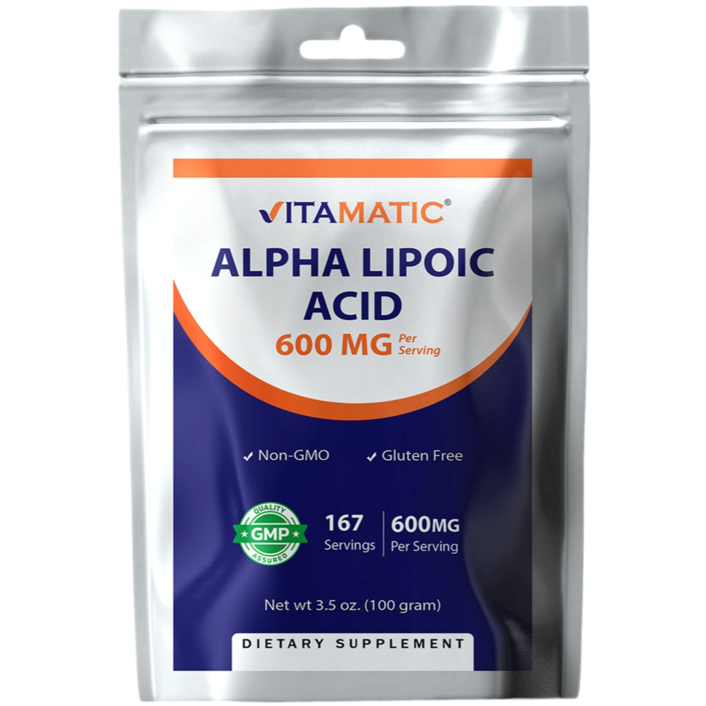 Pure Alpha Lipoic Acid (ALA) 600mg