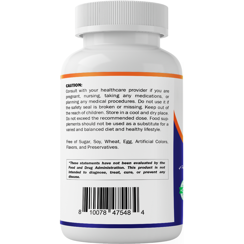 Red Yeast Rice 1200mg. Capsules - 240 Count