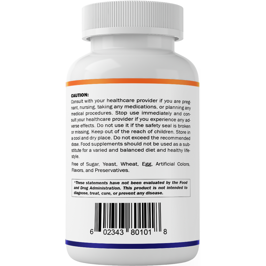 Valerian Root 5000 mg Equivalent per Capsule - 240 Capsules