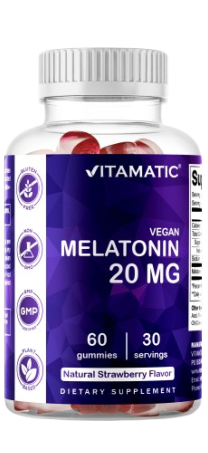 Melatonin 20mg - 60 Vegan Gummies
