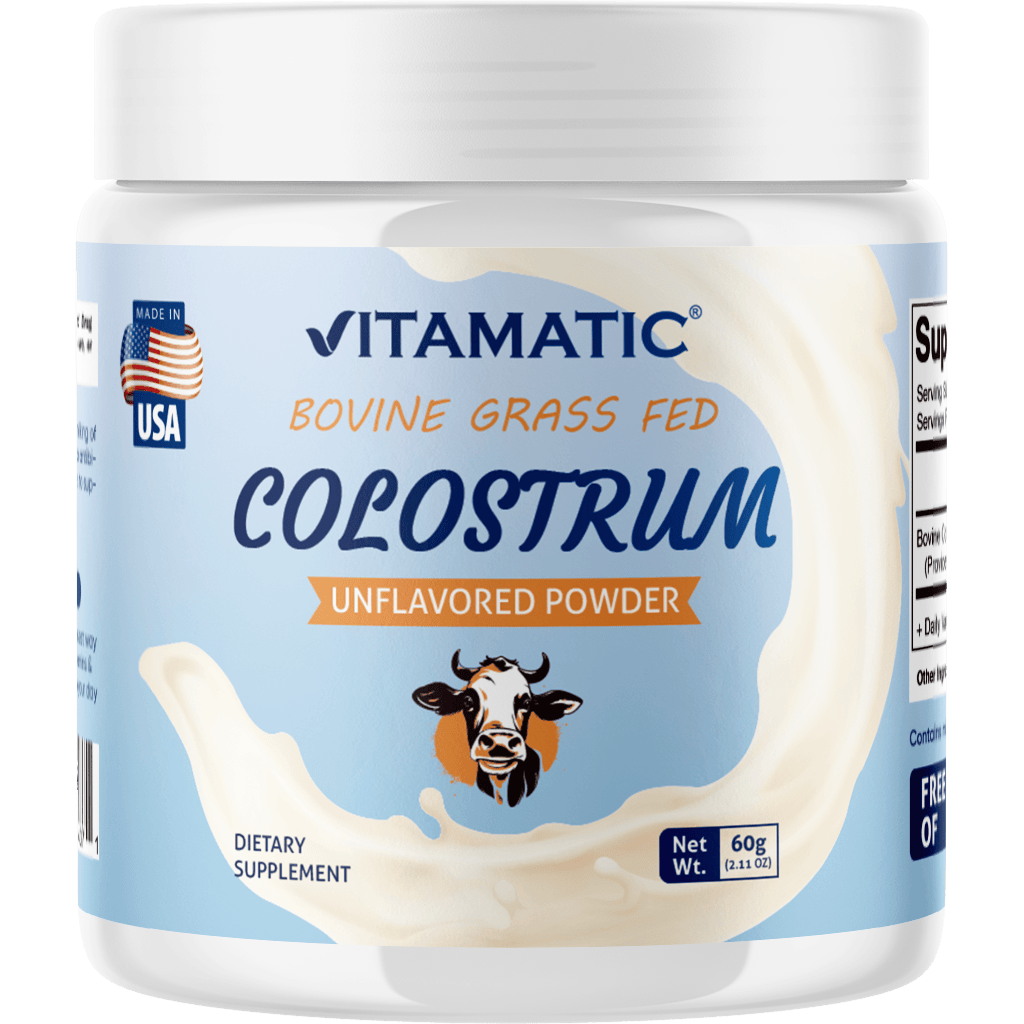 Colostrum Powder 30% IgG - JAR 60 Grams (Unflavored)