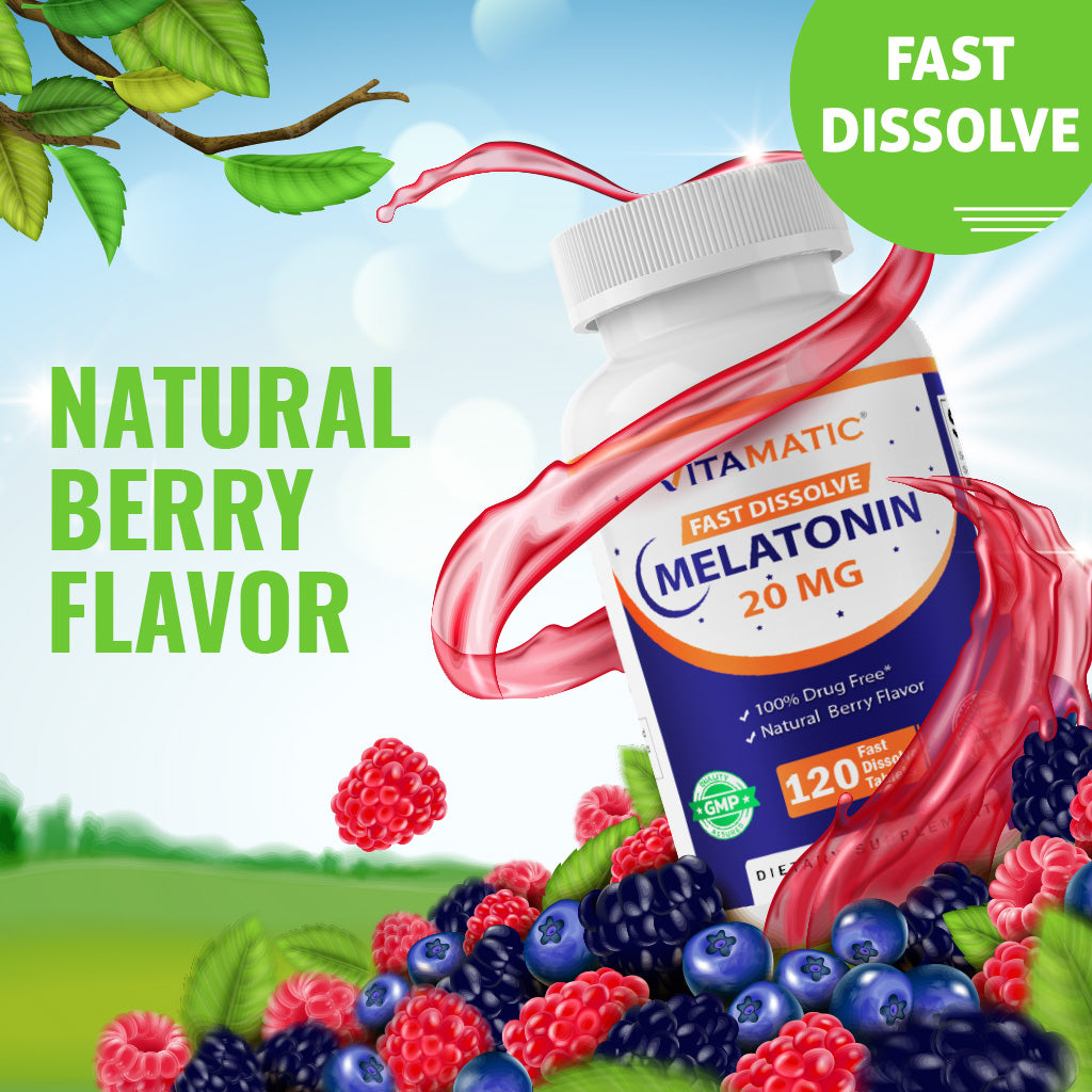 Melatonin 20mg Fast Dissolve 120 Tablets