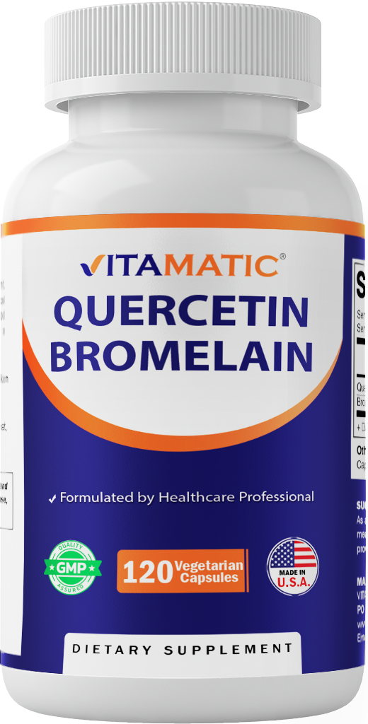 Quercetin with Bromelain - 120 Vegetarian Capsules