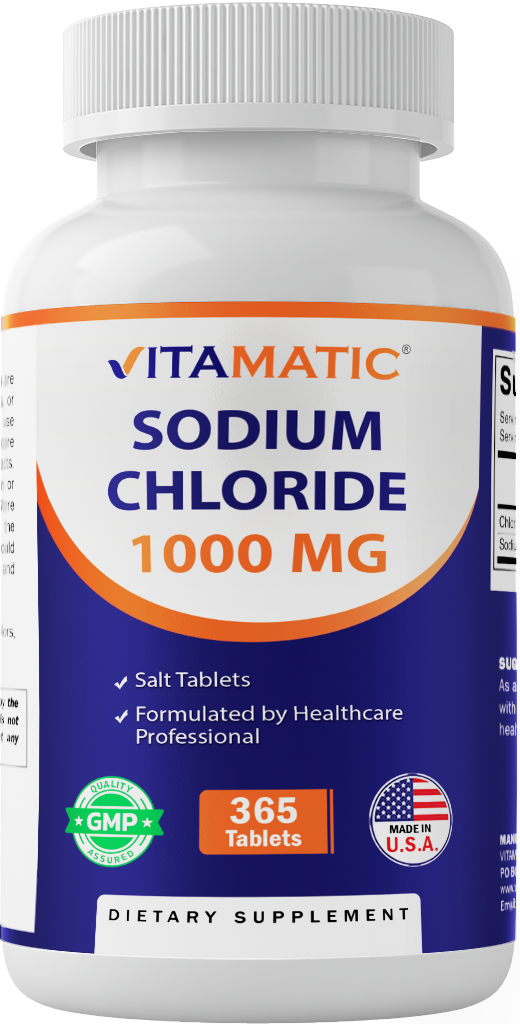 Sodium Chloride 1000mg 365 Tablets