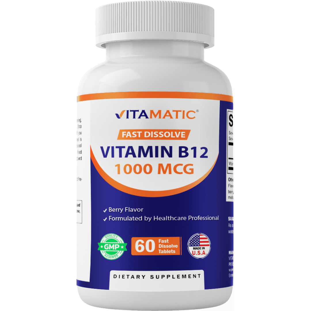Vitamin B12 1000 mcg - 365 Fast Dissolve Tablets