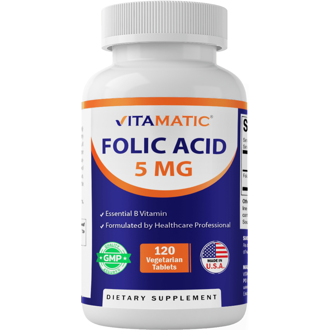 Folic Acid 5mg - 120 Tablets