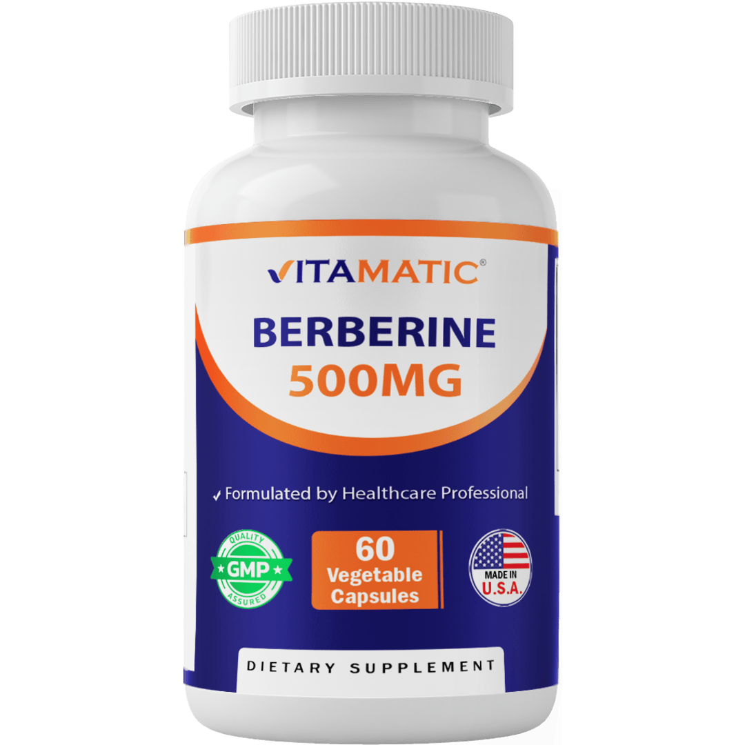 Berberine 500mg - 60 Vegetable Capsules