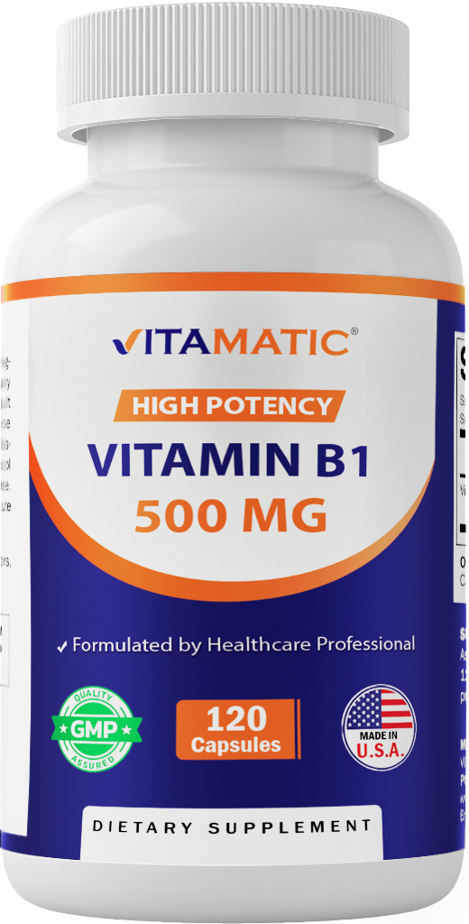 Vitamin B1 (Thiamine) 500mg - 120 Capsule
