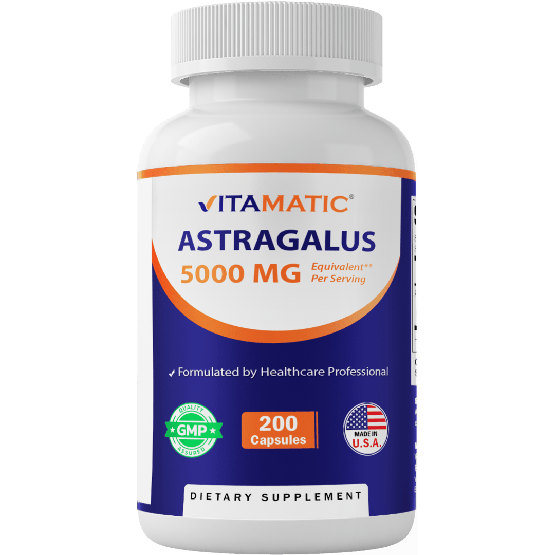 Astragalus 5000mg per serving - 200 Vegetarian Capsules