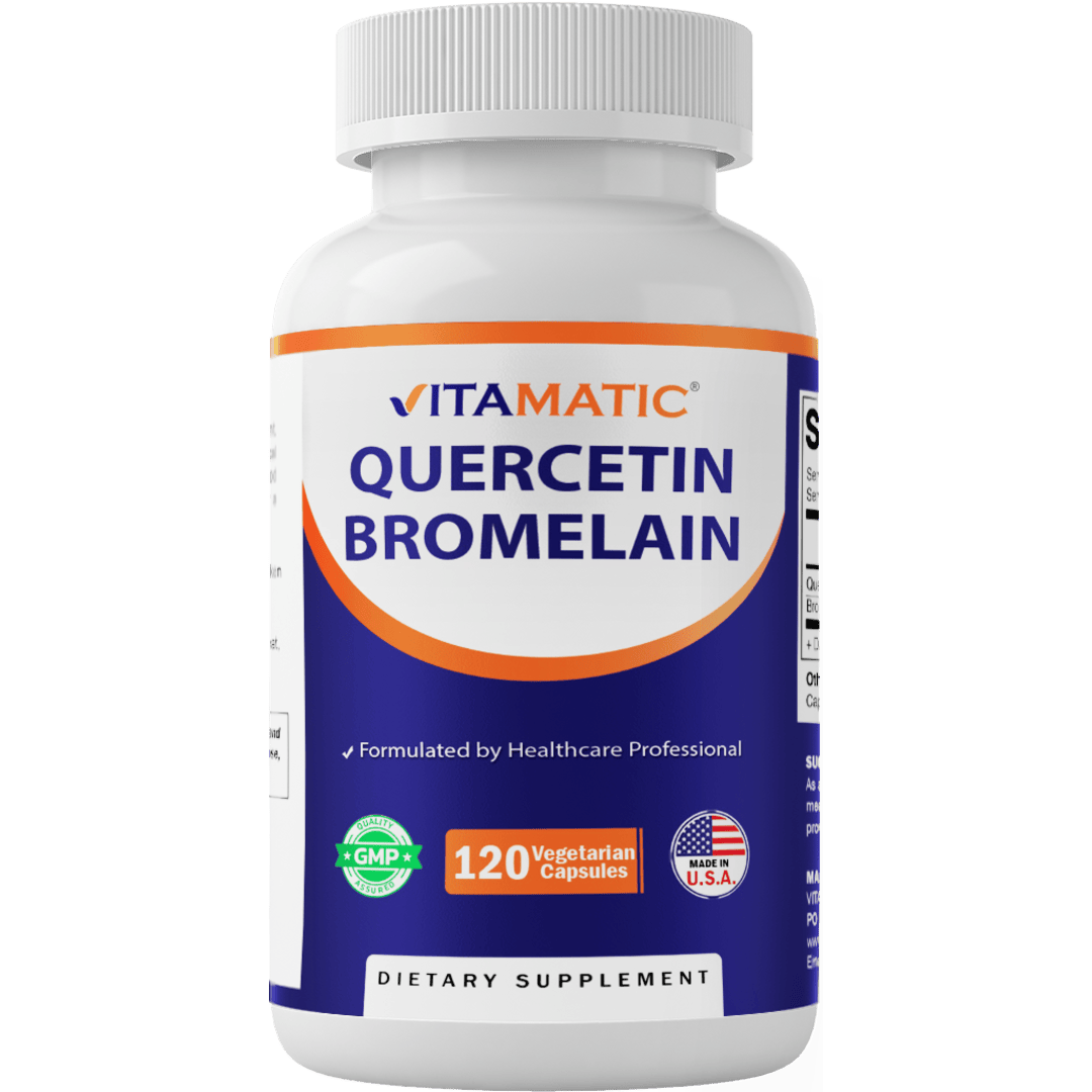 Quercetin with Bromelain - 120 Vegetarian Capsules