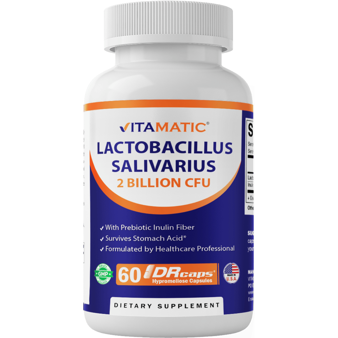 Lactobacillus Salivarius 2 Billion - 60 DR Capsules