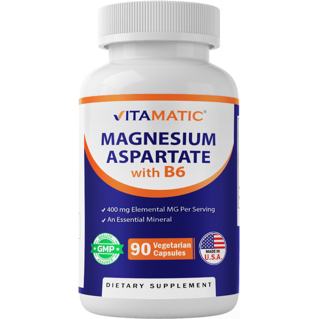 Magnesium Aspartate 400mg 90 Vegetarian Capsules