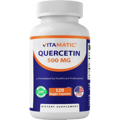 Quercetin 500 mg - 120 Vegetable Capsules