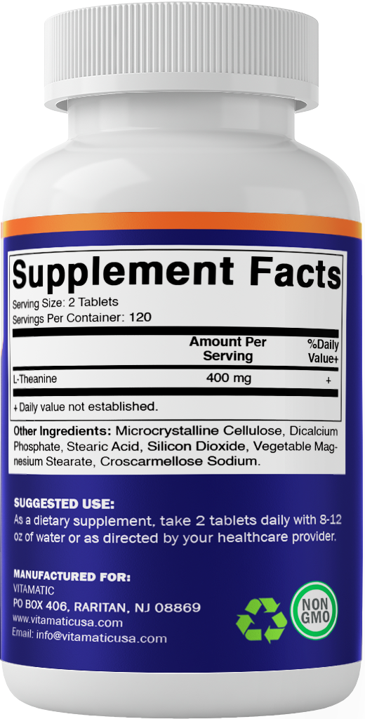 L-Theanine 400mg - 240 Tablets