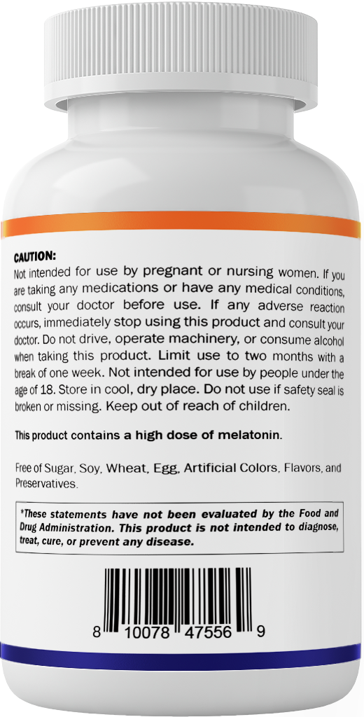 Melatonin 10 mg with Magnesium 200 mg 120 Tablets