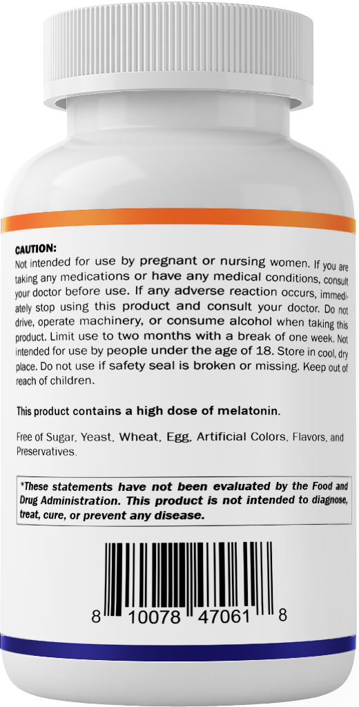 Melatonin 30 mg with L-Theanine & B6 120 Fast Dissolve Tablets