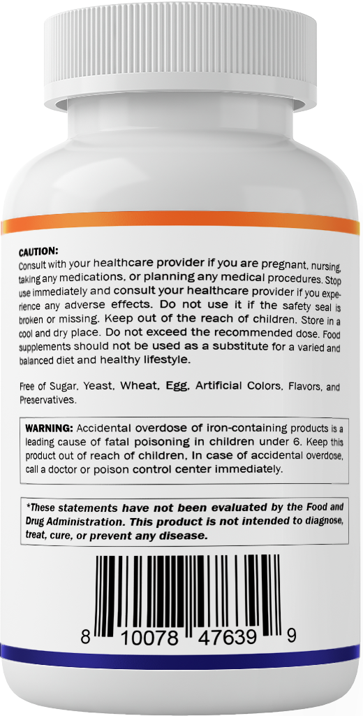 Ferrous Fumarate 325 mg + Vitamin C 100 mg - 120 Tablets