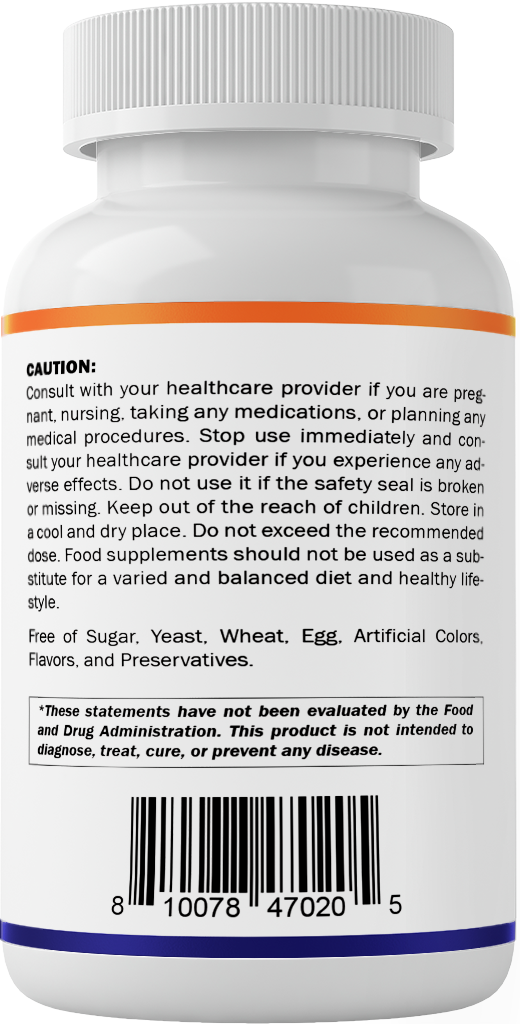 Pantothenic Acid 500 mg - 200 Capsules