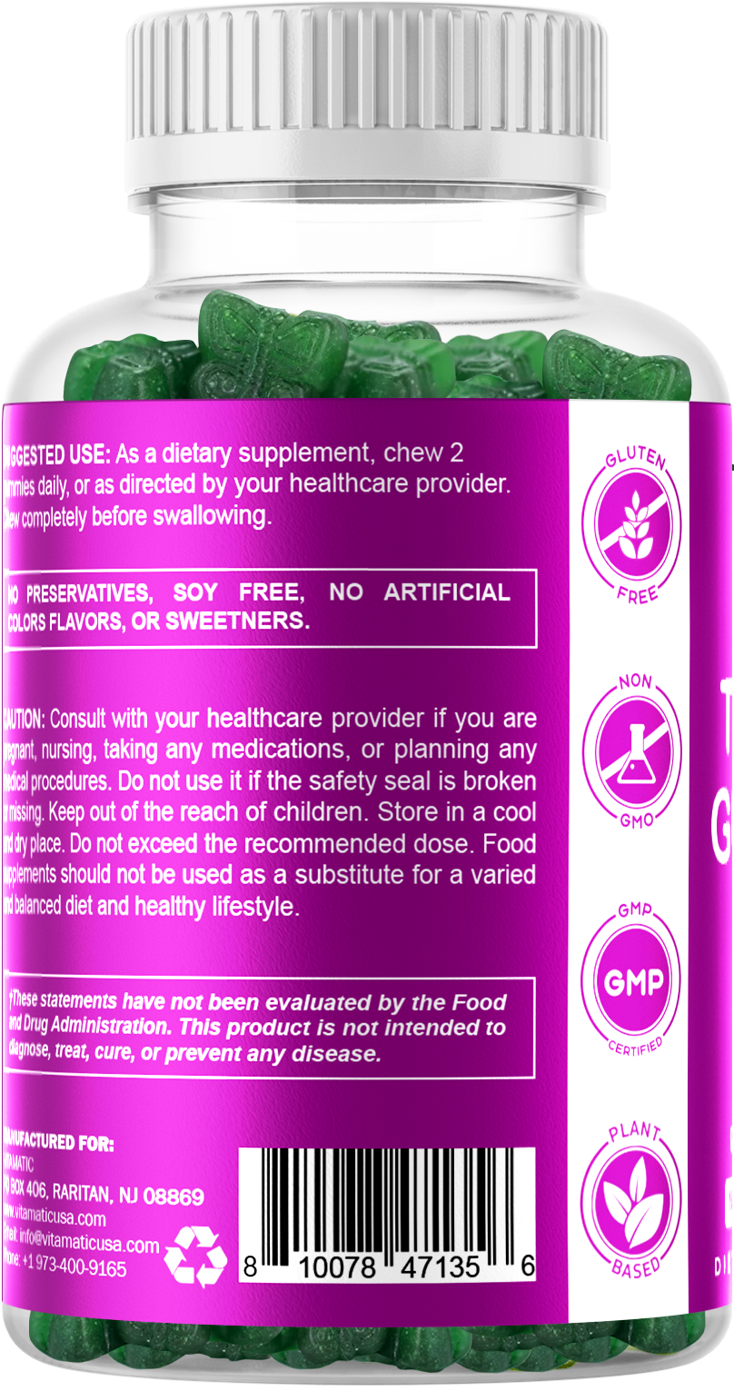 Thyroid Support with Kelp & Iodine - 60 Gummies