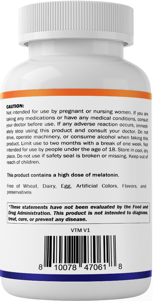 Melatonin 30 mg with L-Theanine & B6 Tablets