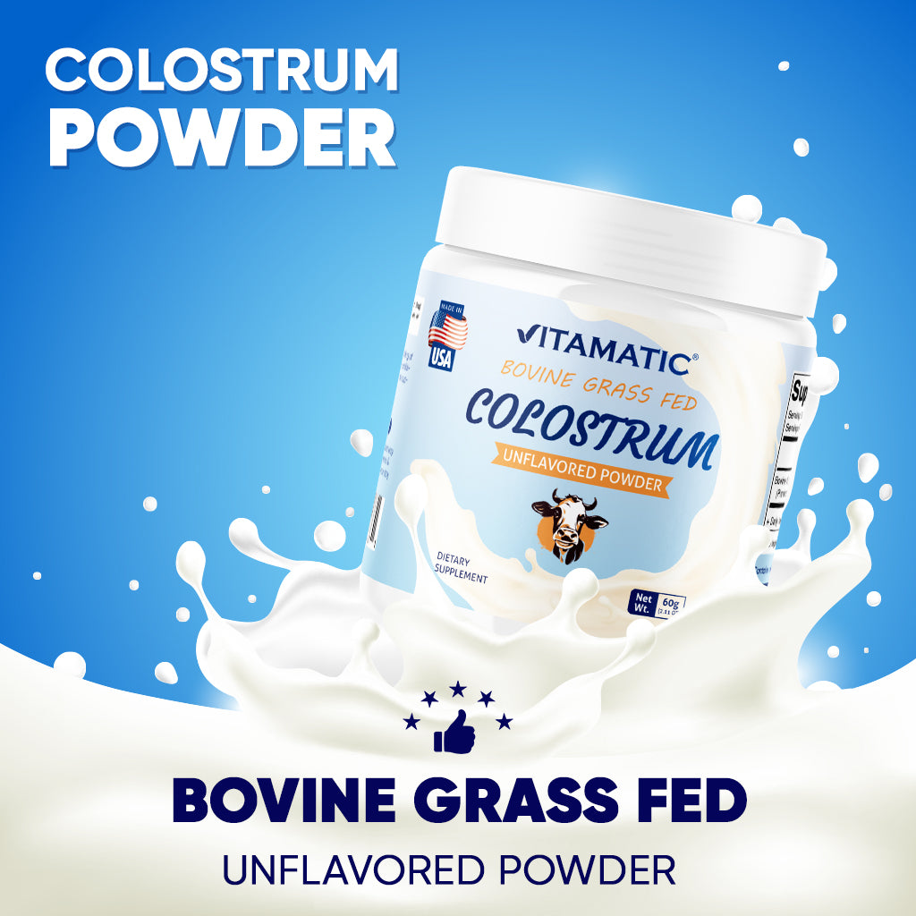 Colostrum Powder 30% IgG - JAR 60 Grams (Unflavored)