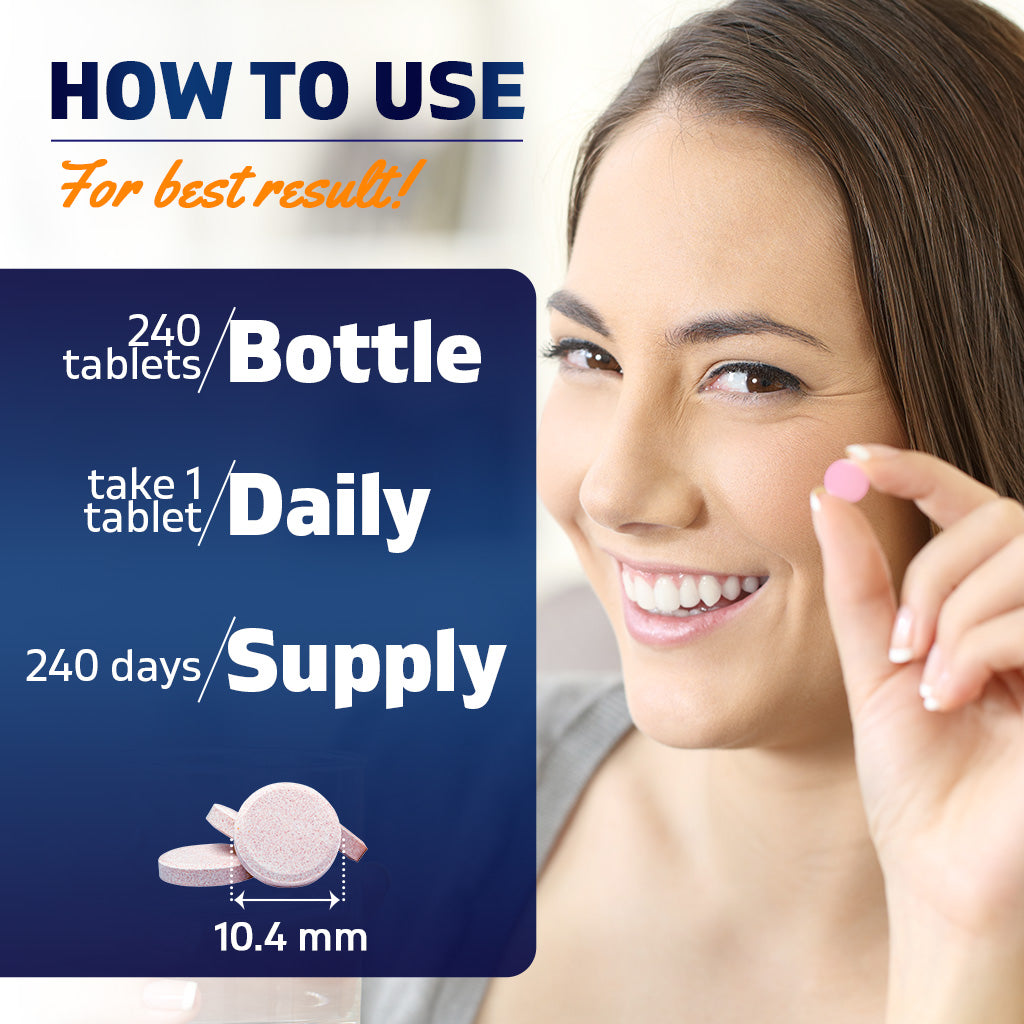 Methyl B12 5000 mcg – Natural Berry Flavor – 240 Fast Dissolve Tablets